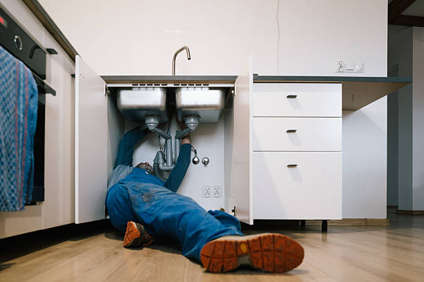 Professional Drain Cleaning technician working in Murphy, NC